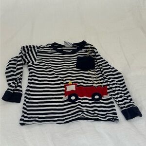 Florence Eiseman Boys Fire Truck Shirt